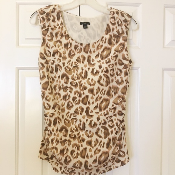 Ann Taylor Tops - Anne Taylor silk leopard print top. EUC Sz 6P